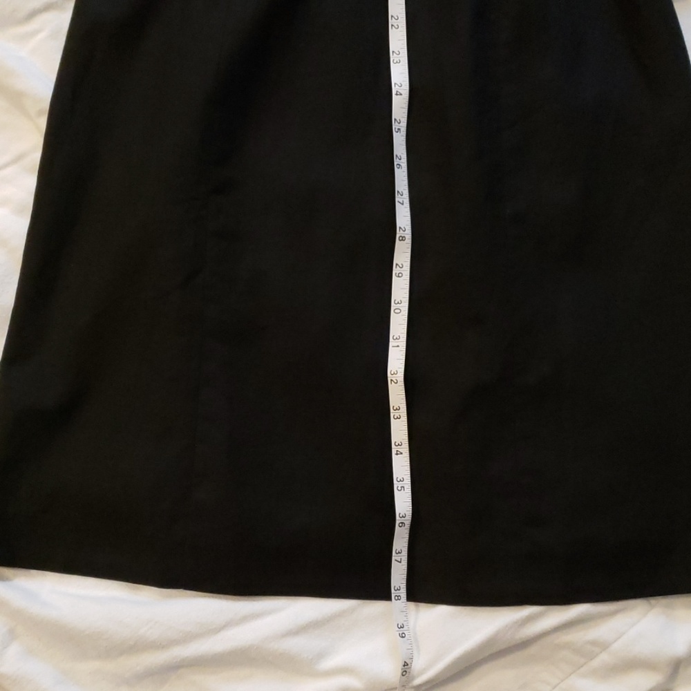 Black linen sleeveless Dress - Picture 5 of 7